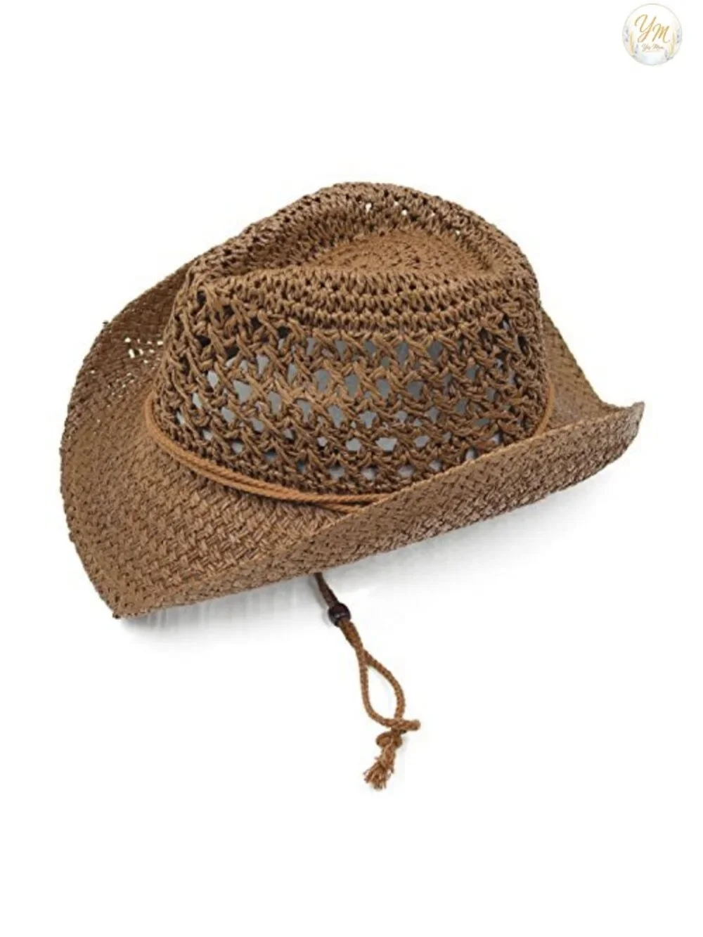 Women's Cowboy Hat Straw Western Sun Protection Fitted